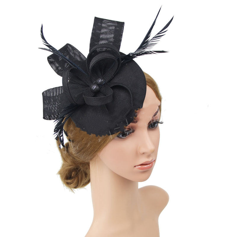 Linen Flower Headdress - Party & Wedding Hair Accessory