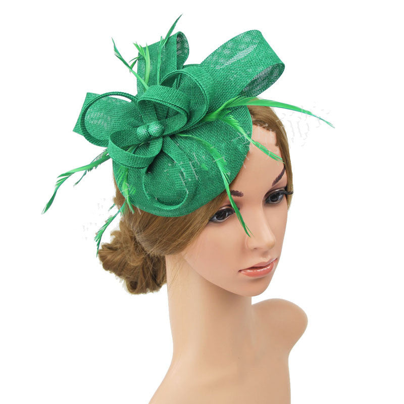 Linen Flower Headdress - Party & Wedding Hair Accessory