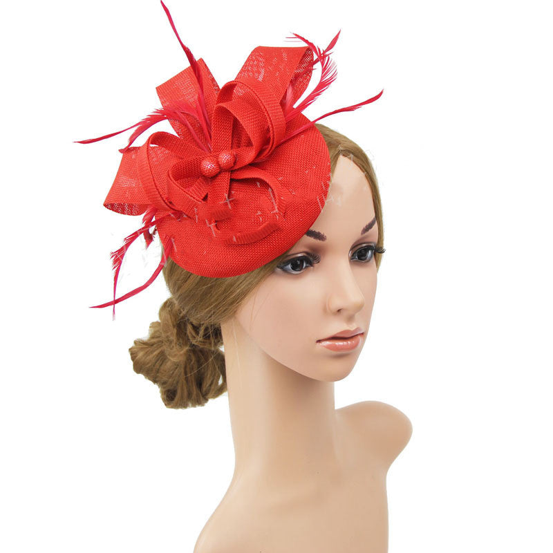 Linen Flower Headdress - Party & Wedding Hair Accessory