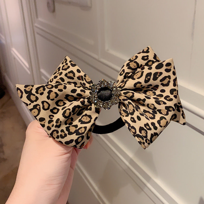 Leopard Print Hair Clip, Ring & Headband Set