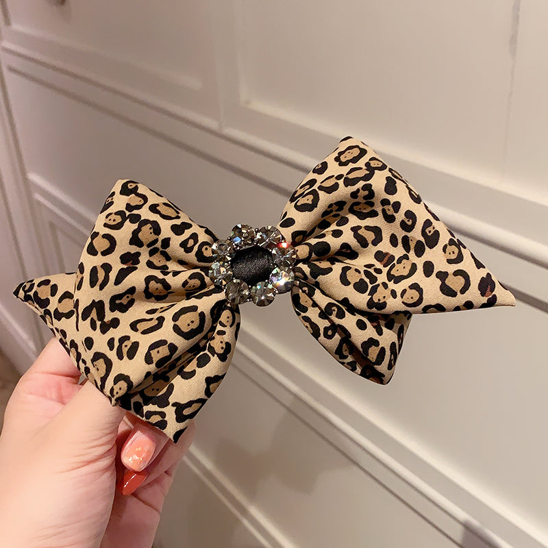 Leopard Print Hair Clip, Ring & Headband Set