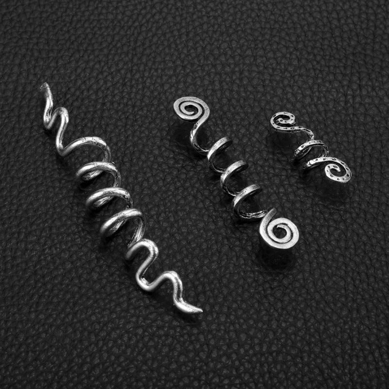 Spiral Rotating Hairpin Clip - Geometric Hair Accessory