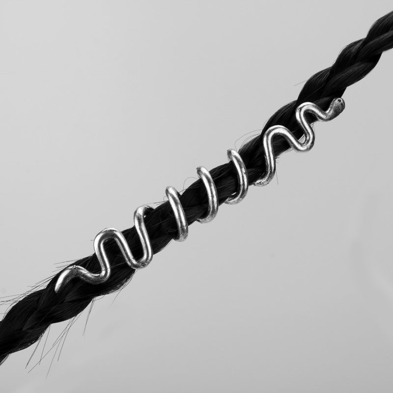 Spiral Rotating Hairpin Clip - Geometric Hair Accessory