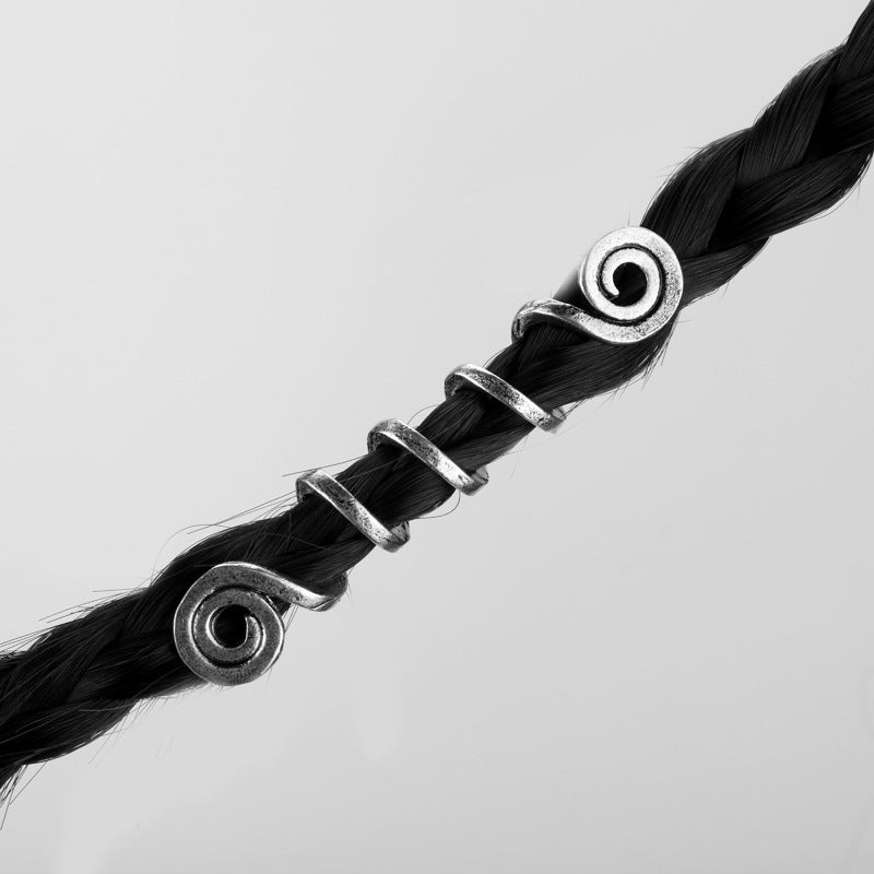 Spiral Rotating Hairpin Clip - Geometric Hair Accessory