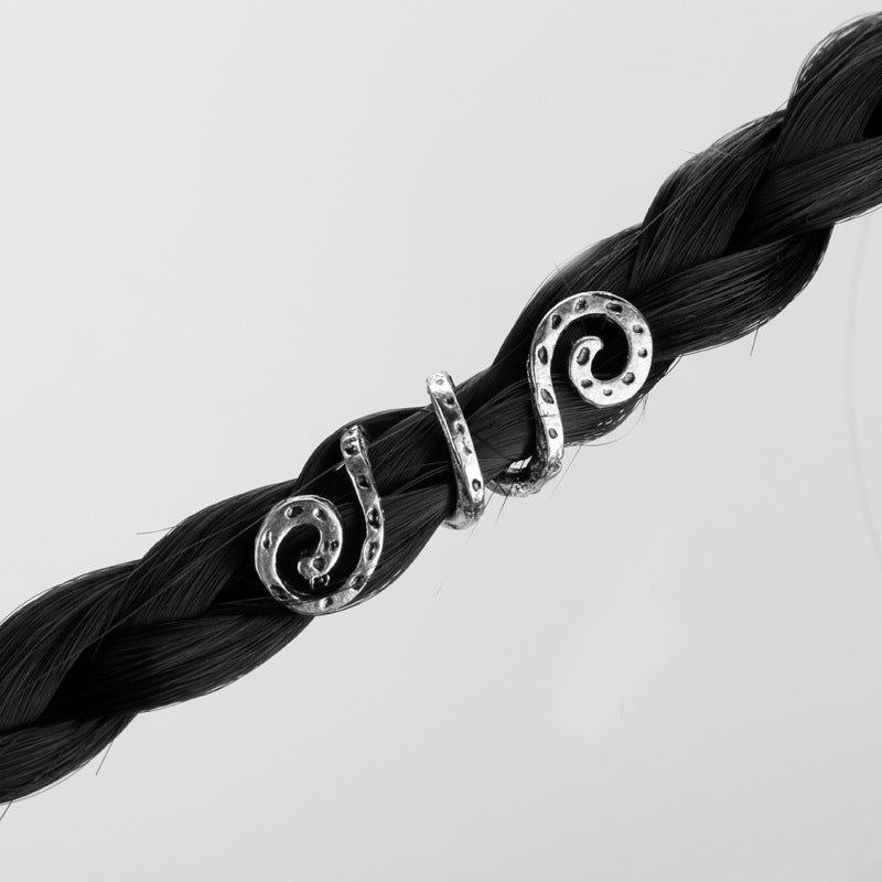Spiral Rotating Hairpin Clip - Geometric Hair Accessory
