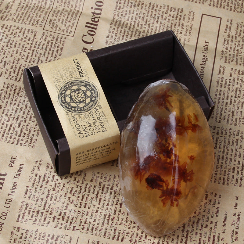 Moisturizing Facial Soap with Osmanthus Flower & Natural Extracts - Yellow