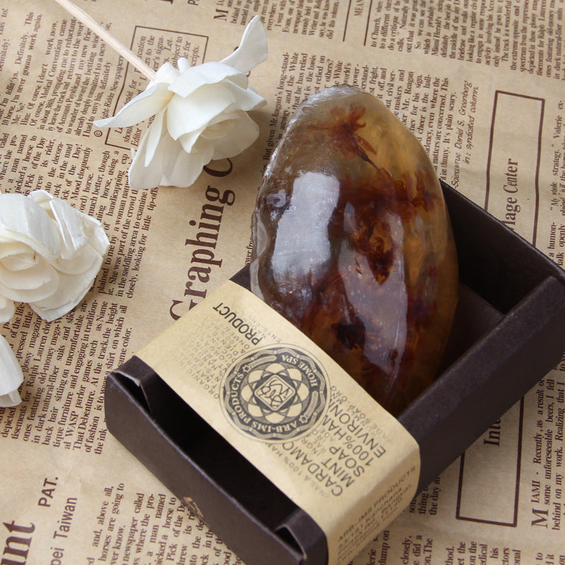 Moisturizing Facial Soap with Osmanthus Flower & Natural Extracts - Yellow