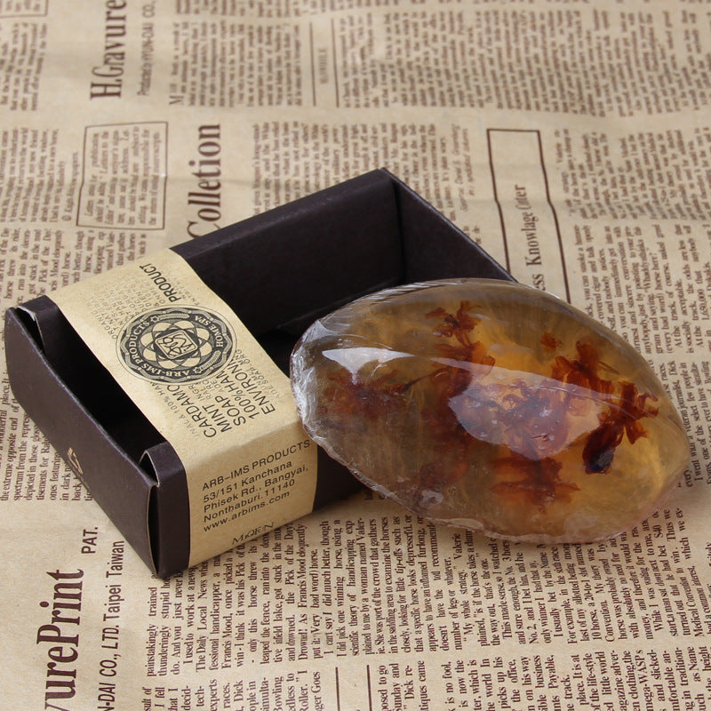 Moisturizing Facial Soap with Osmanthus Flower & Natural Extracts - Yellow