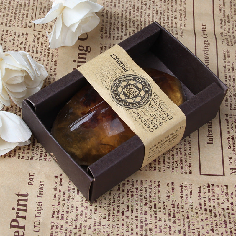 Moisturizing Facial Soap with Osmanthus Flower & Natural Extracts - Yellow