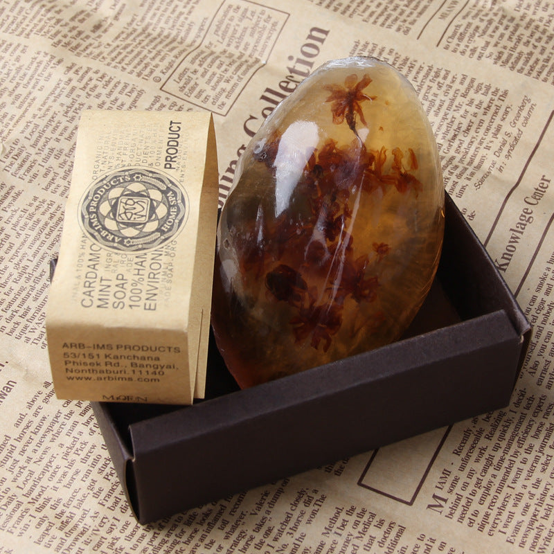 Moisturizing Facial Soap with Osmanthus Flower & Natural Extracts - Yellow