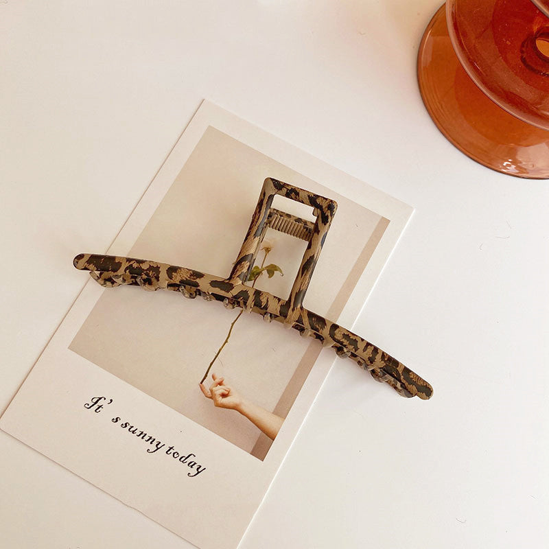 Leopard Print Hair Catch Clips - Multiple Styles