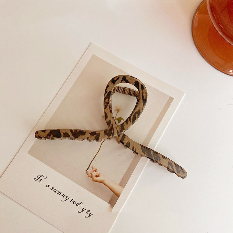 Leopard Print Hair Catch Clips - Multiple Styles