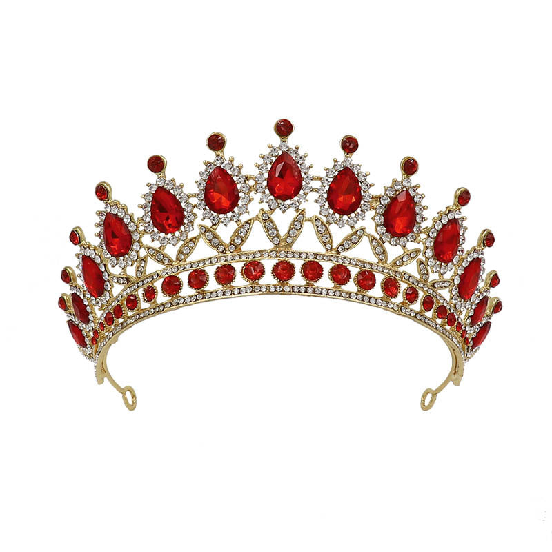 Baroque Bridal Crown – Alloy Princess Tiara