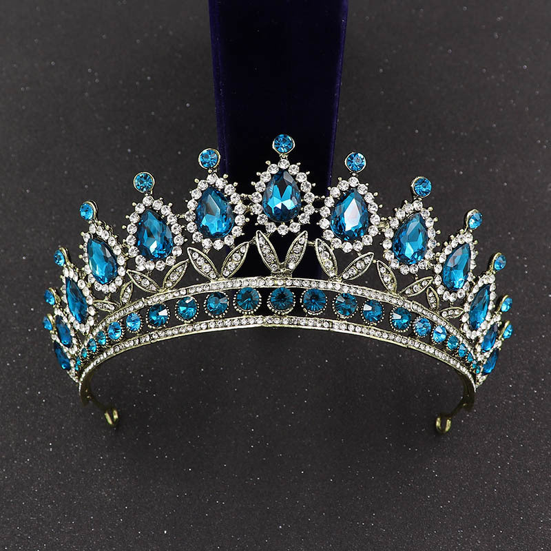 Baroque Bridal Crown – Alloy Princess Tiara