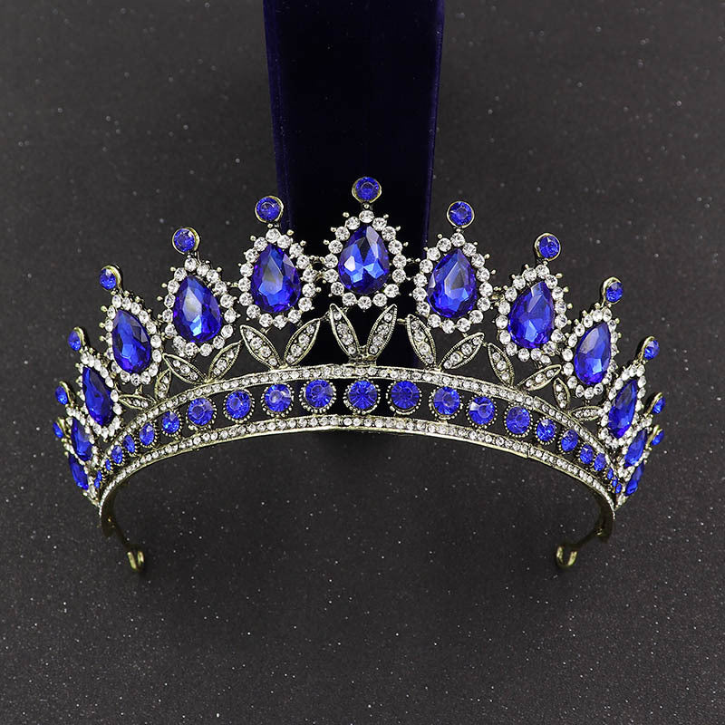 Baroque Bridal Crown – Alloy Princess Tiara