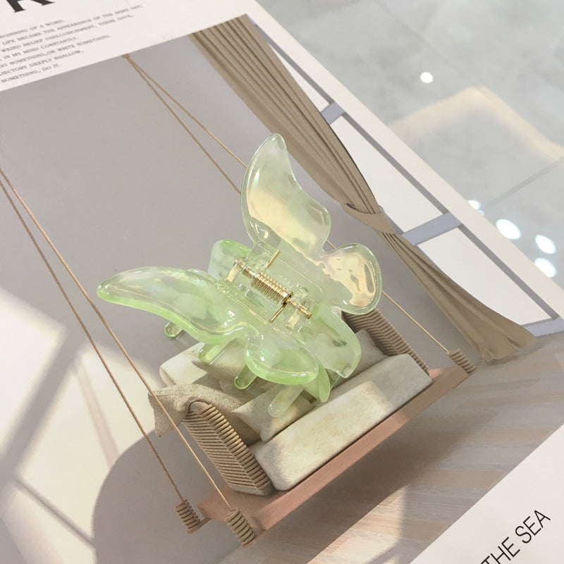 Butterfly Hair Clip - Acetate Sheet Catch Clip