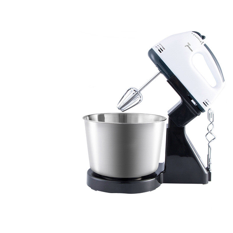 Electric Egg Beater Mixer for Baking and Whipped Cream - Silver