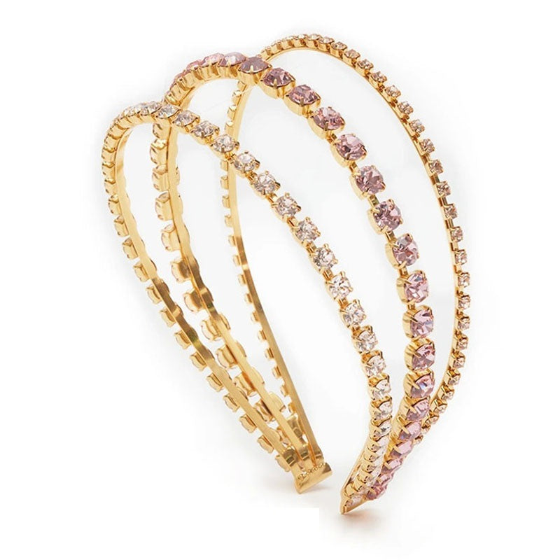 Geometric Diamond Hairband - Multiple Colors