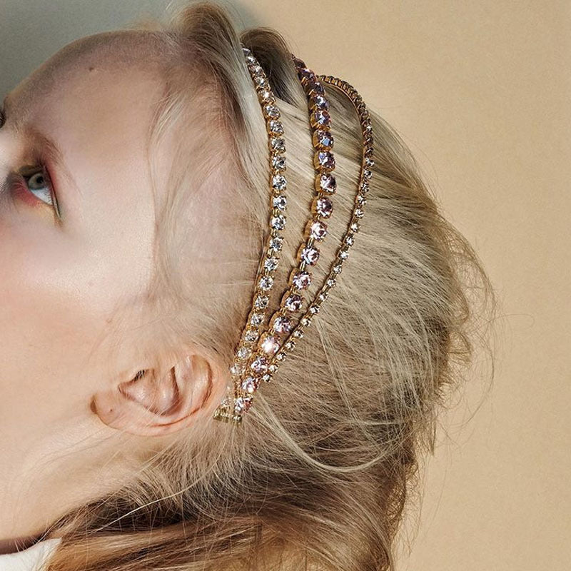 Geometric Diamond Hairband - Multiple Colors