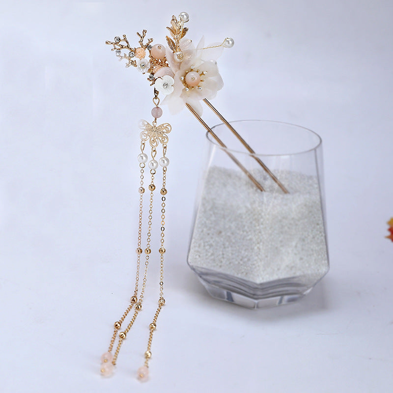 Hanfu Hairpin Set Handmade Alloy Gold