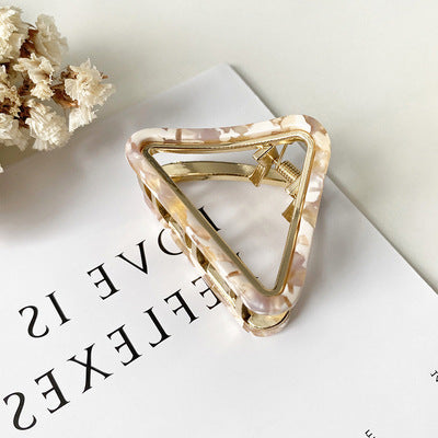 Triangle Metal Hairpin Set - Medium Back Head Hair Accessories for Women