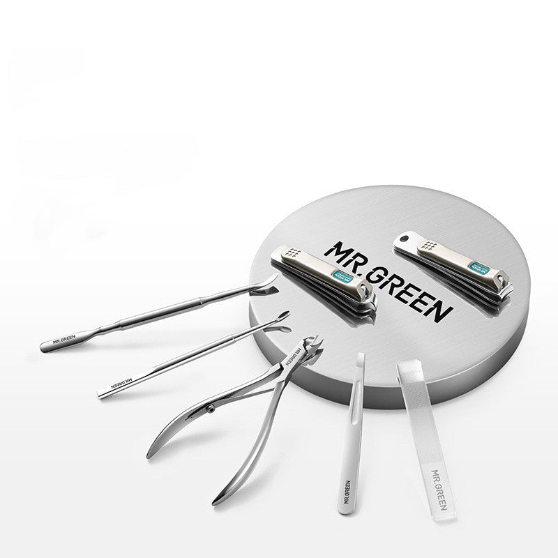 Stainless Steel Cuticle & Nail Scissors Set - Pink