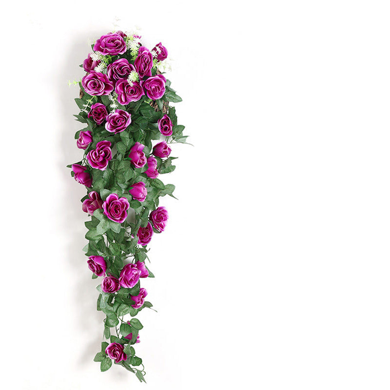 Imitation Flower Vine Wall Decoration - Home & Garden Hanging Floral Garland
