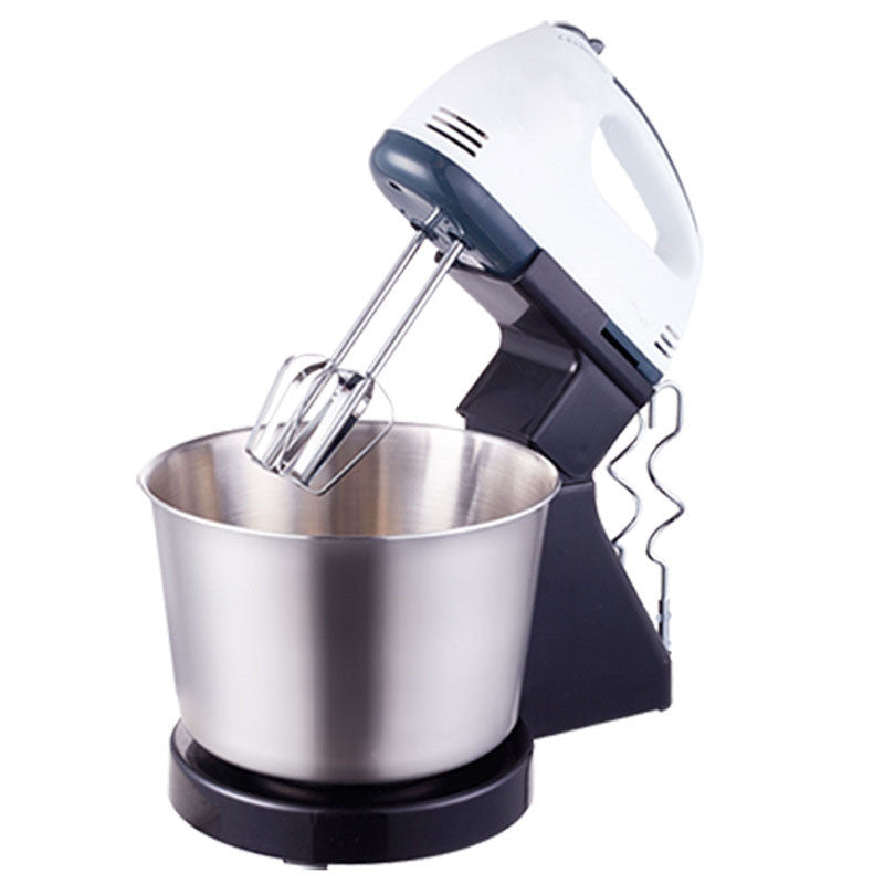 Electric Egg Beater Mixer for Baking and Whipped Cream - Silver