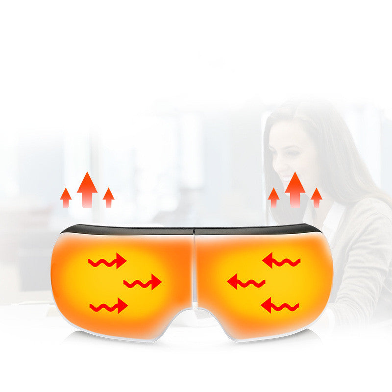 Smart Bluetooth Eye Massager with Hot Compress Vibration Therapy