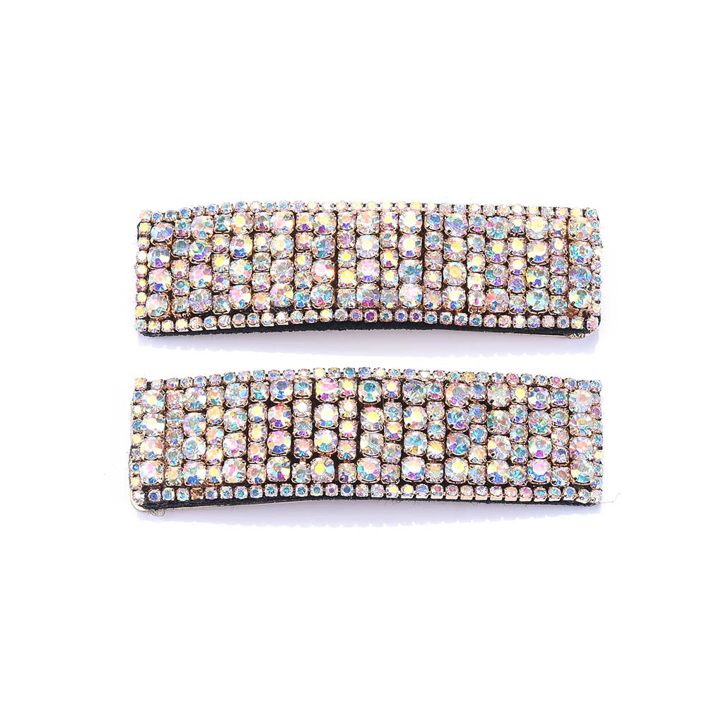 Rhinestone Women's Hairpin Clip Set - Colorful