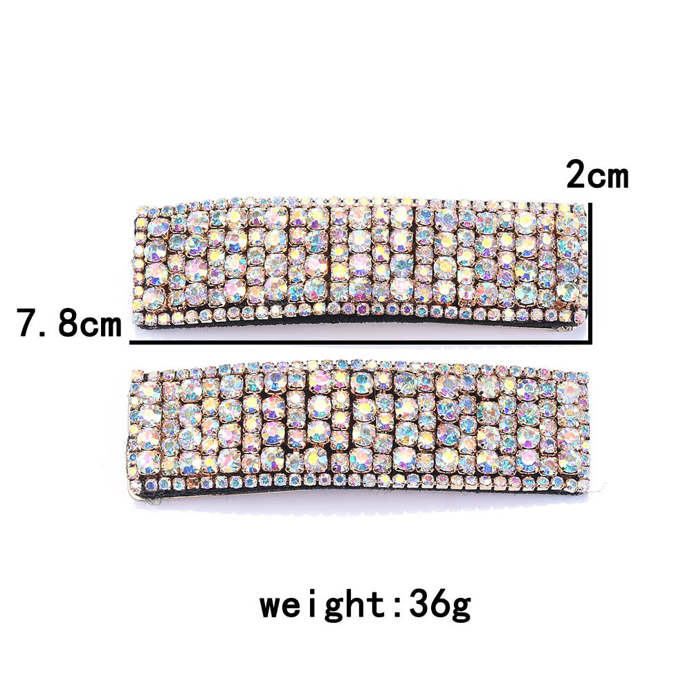 Rhinestone Women's Hairpin Clip Set - Colorful