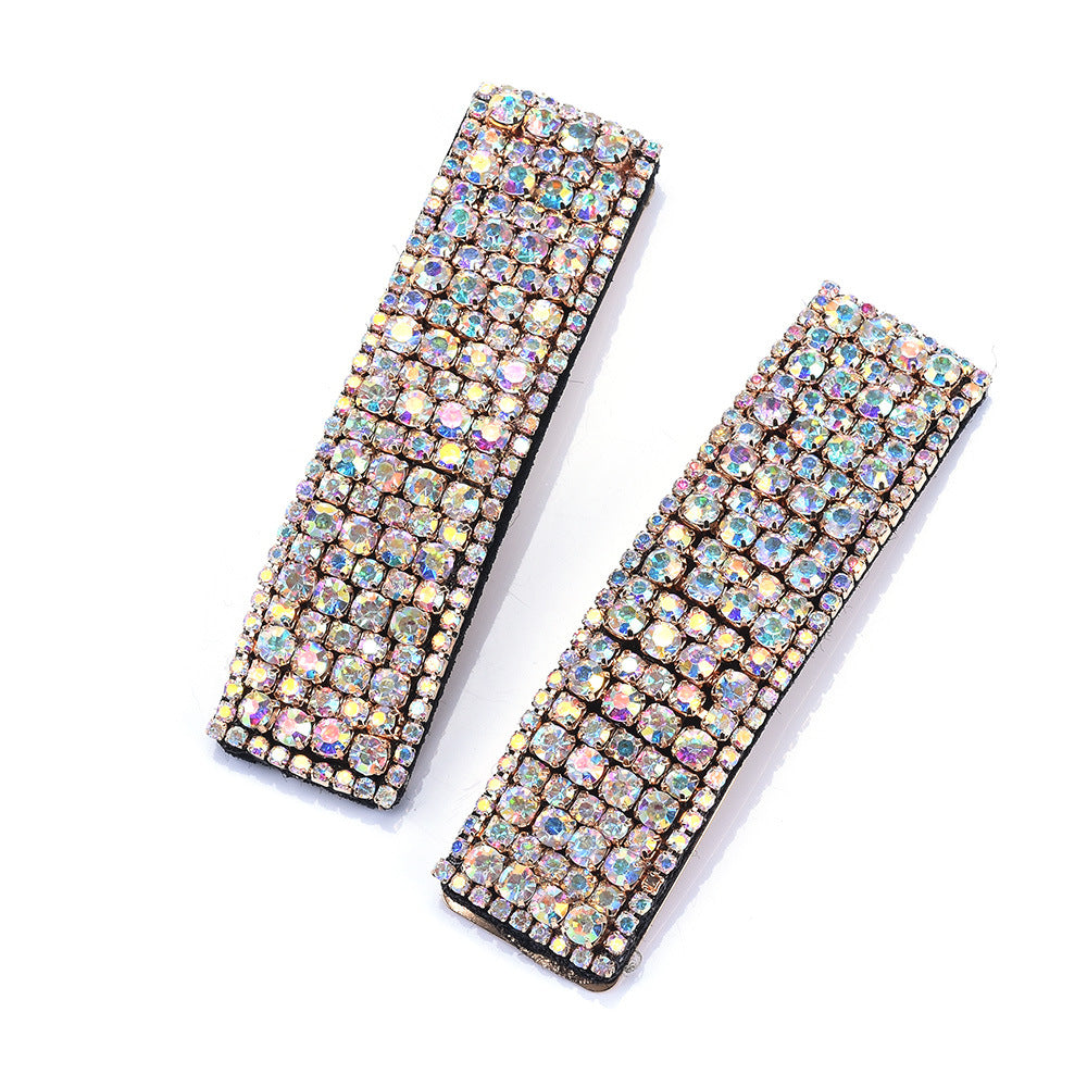 Rhinestone Women's Hairpin Clip Set - Colorful