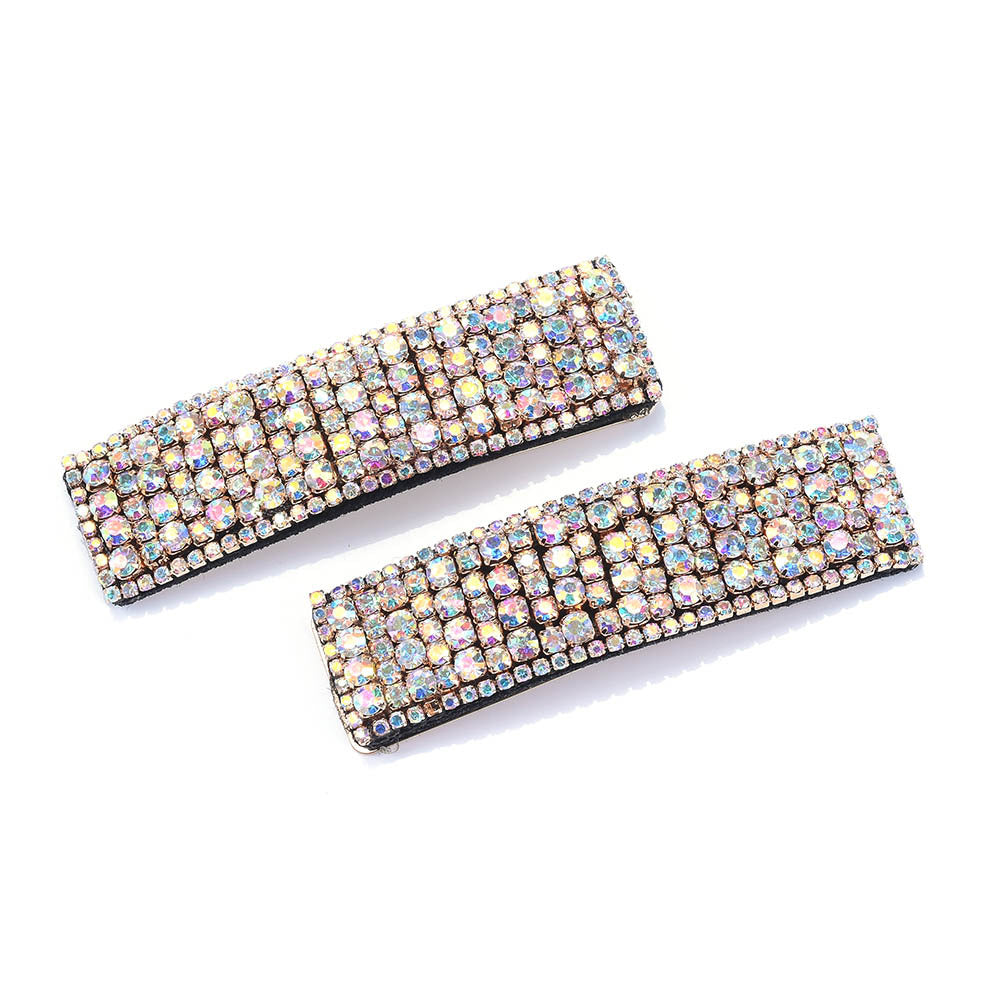 Rhinestone Women's Hairpin Clip Set - Colorful