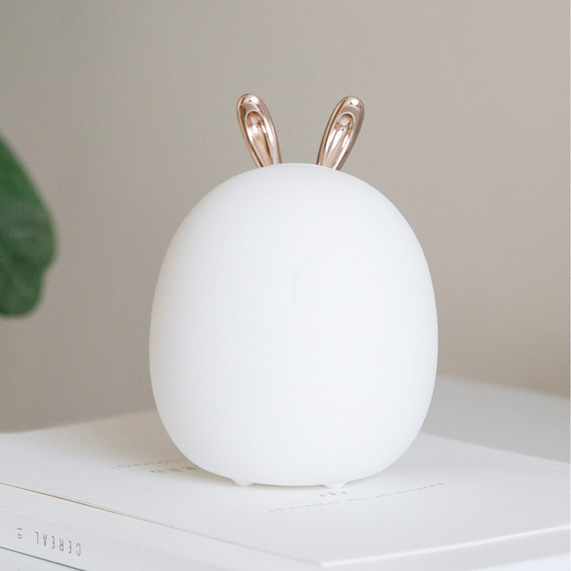 Cartoon Deer Night Light USB Charge for Baby Room & Home Ambient Lighting - Rabbit