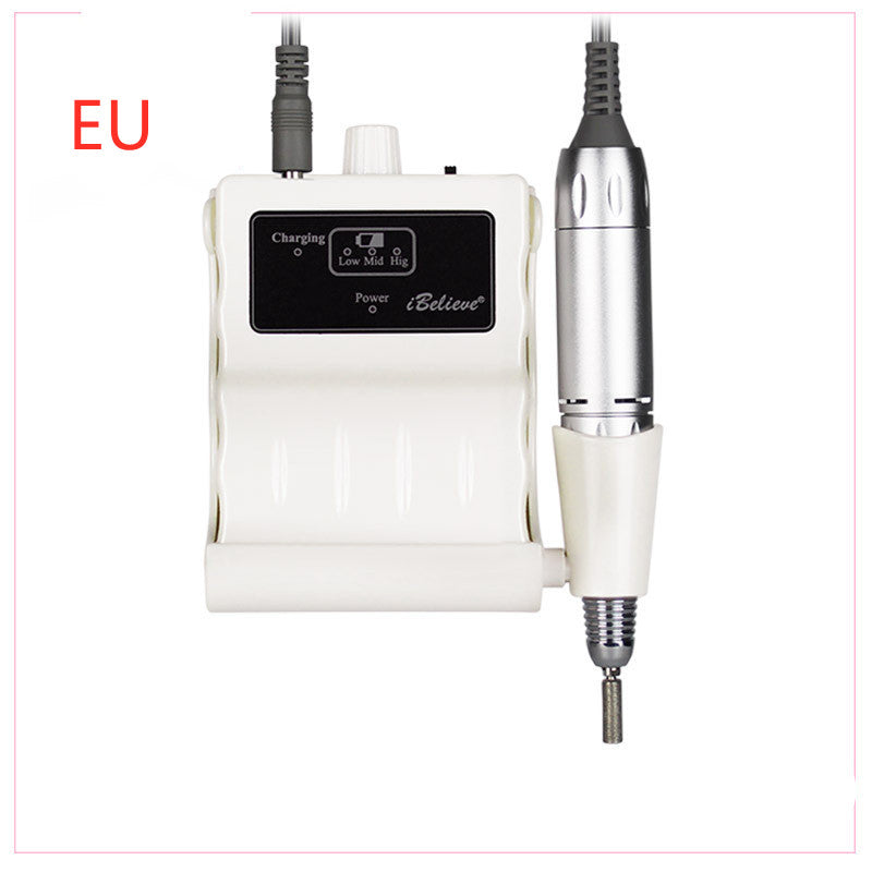 Electric Nail Drill - 18W Rechargeable Polisher Kit