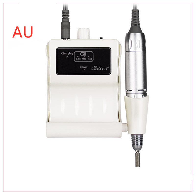 Electric Nail Drill - 18W Rechargeable Polisher Kit