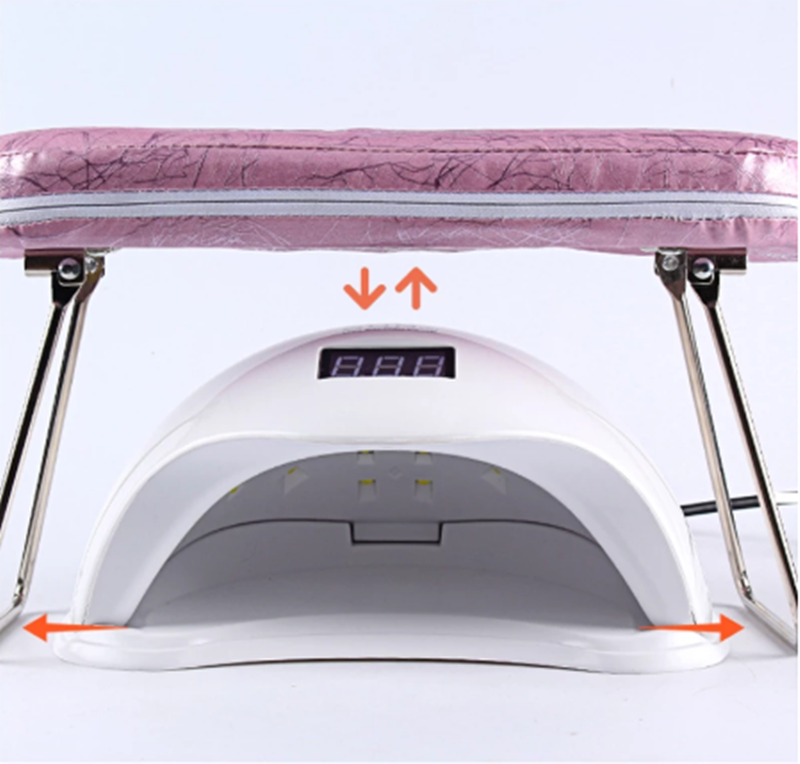 Nail Art Hand Pillow Cushion - Leather Support