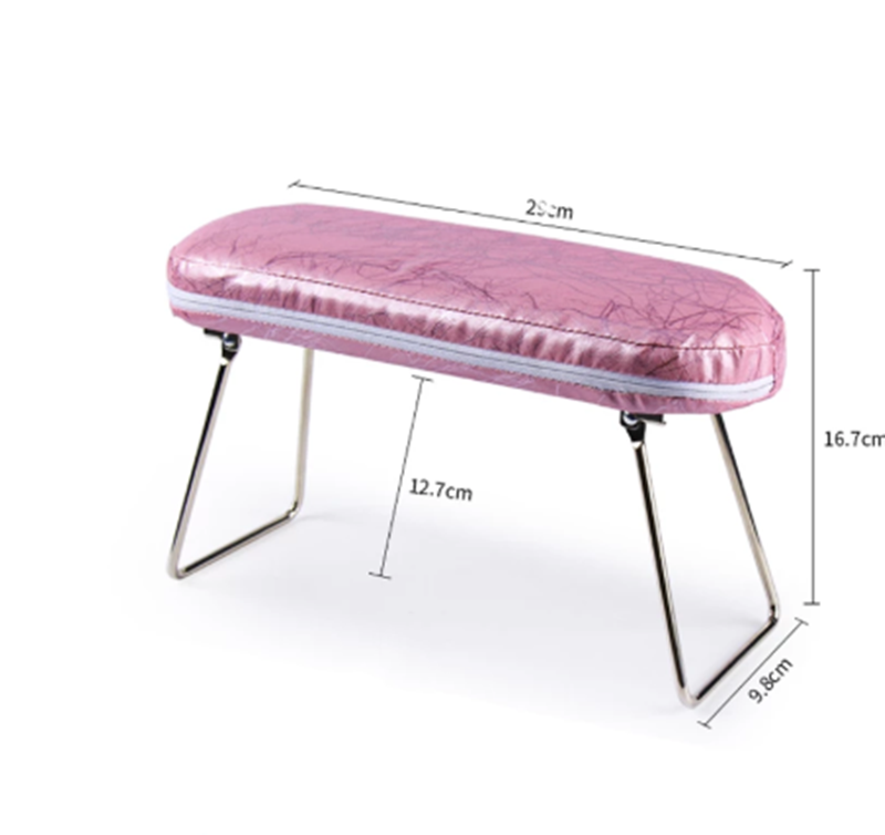 Nail Art Hand Pillow Cushion - Leather Support