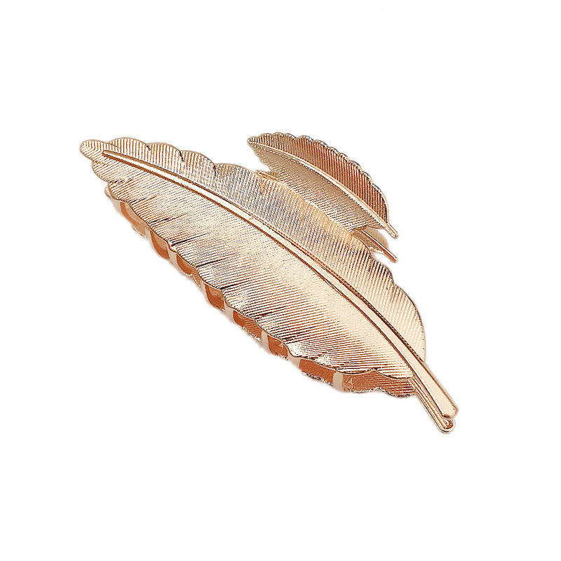 Women's Elegant Pearl Hairpin Hair Clip - Geometric Style, Electroplated Alloy