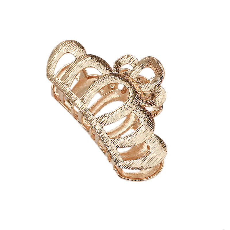Women's Elegant Pearl Hairpin Hair Clip - Geometric Style, Electroplated Alloy