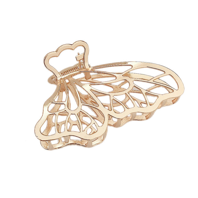 Women's Elegant Pearl Hairpin Hair Clip - Geometric Style, Electroplated Alloy