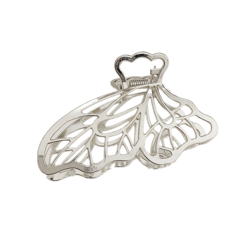 Women's Elegant Pearl Hairpin Hair Clip - Geometric Style, Electroplated Alloy