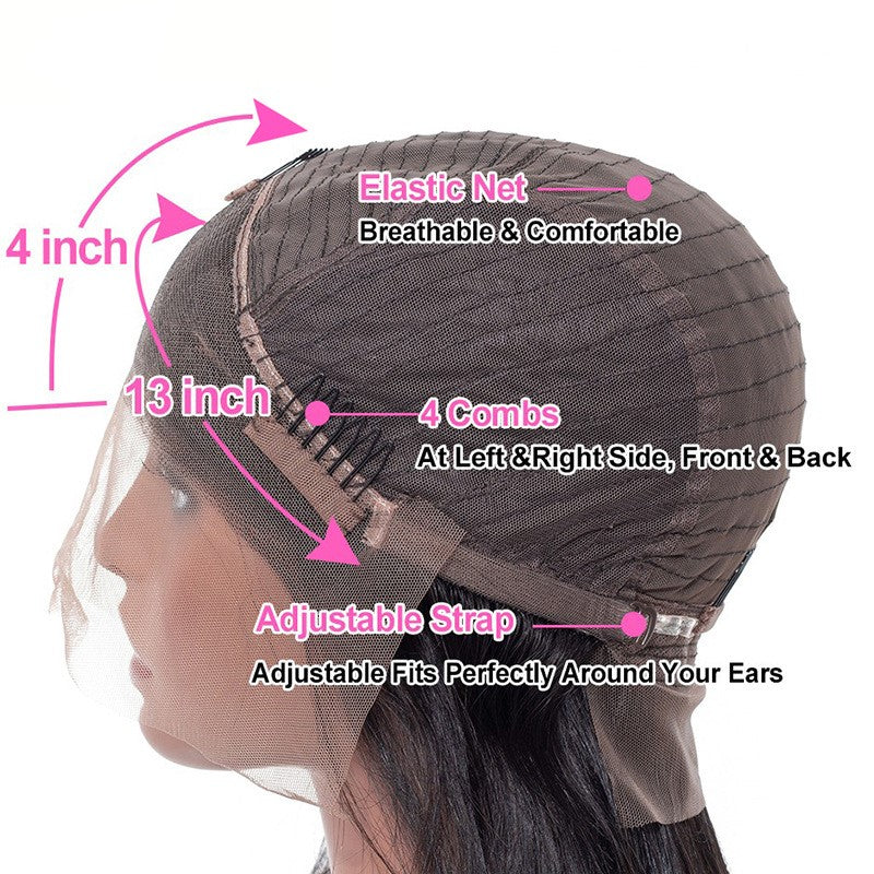 Front Lace Wig - Human Hair, Multiple Lengths