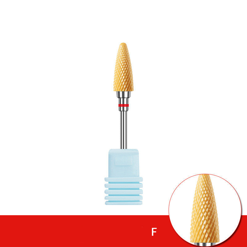 Ceramic Nail Grinding Heads Set for Nail Art & Removal - Multiple Styles