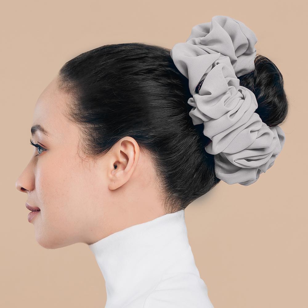 Pearl Chiffon Hair Tie Scrunchie - Multiple Colors