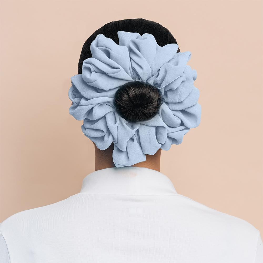 Pearl Chiffon Hair Tie Scrunchie - Multiple Colors