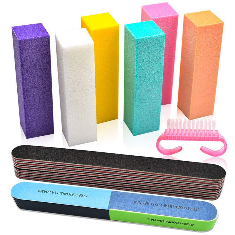 Nail Sponge Polishing Bar Set - Style A