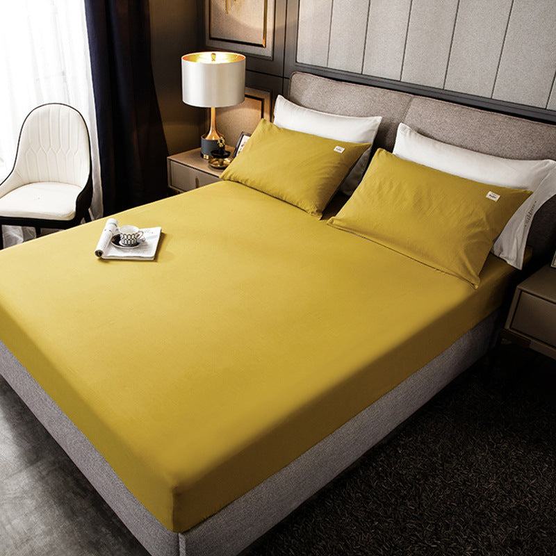 Cotton Bedspread & Mattress Protector Set - Dust Cover All-Inclusive Bedding
