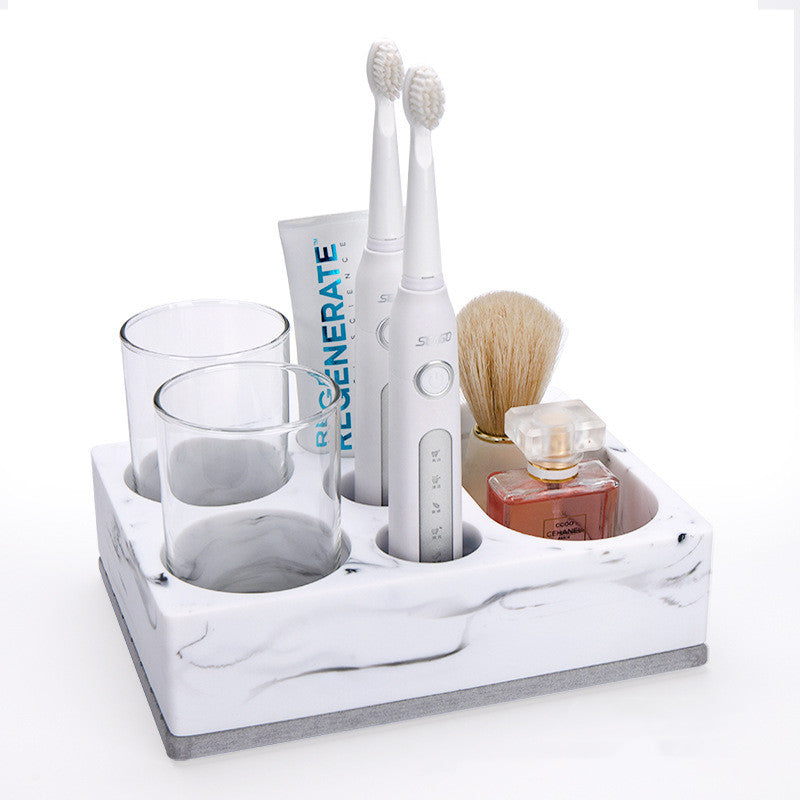 Electric Toothbrush Rack Bathroom Storage Resin Organizer