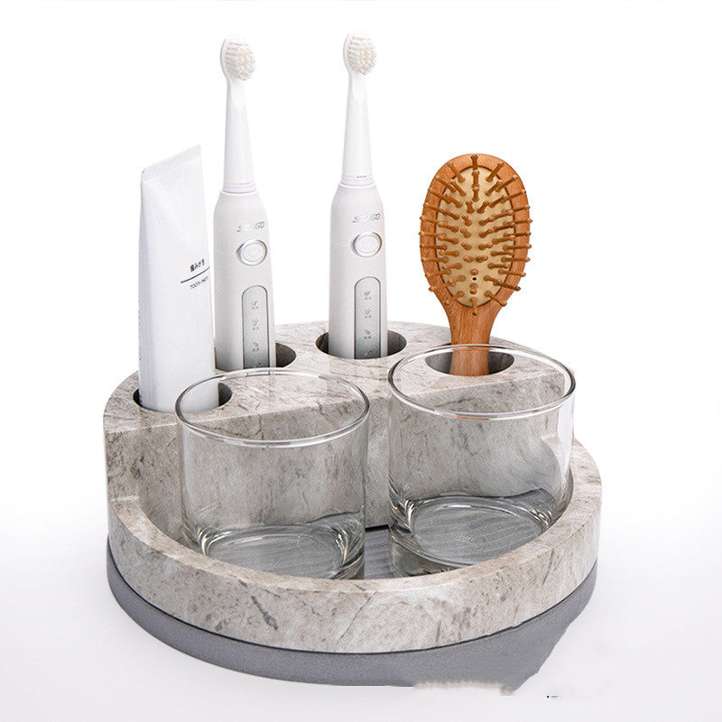 Electric Toothbrush Rack Bathroom Storage Resin Organizer